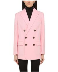 DSquared² - Double-Breasted Long-Sleeved Blazer - Lyst