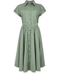 Liu Jo - Tie-Fastening Cut-Out Shirt Dress - Lyst