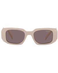Prada - Eyewear Rectangular Frame Sunglasses - Lyst
