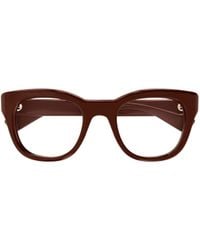 Gucci - Eyewear Cat-Eye Frame Glasses - Lyst