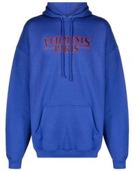 Vetements - Logo-Print Cotton Hoodie - Lyst