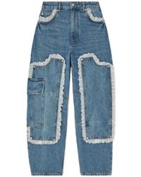 Ganni - Audri Lace Jeans - Lyst
