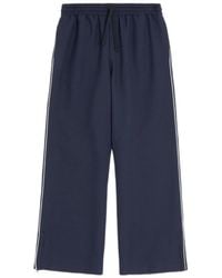 Valentino - Nylon Trousers With Vlogo Patch - Lyst