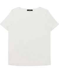 Weekend by Maxmara - T-Shirt With Round Neck And Short Sleeves - Lyst