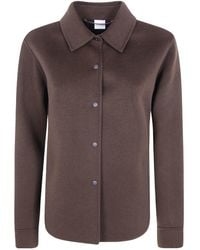 Aspesi - Snap-Front Wool Jacket - Lyst