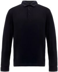 Herno - Long-Sleeve Polo Shirt - Lyst
