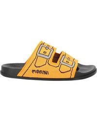 Marni - Stylish Round-Toe Colorful Slippers - Lyst