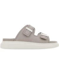 McQueen - Oversized Hybrid Slides - Lyst