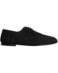 Dolce & Gabbana - Woven Derby Shoes - Lyst