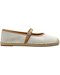 MICHAEL Michael Kors - Canvas Ballet Espadrilles - Lyst