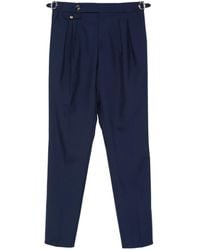 Brunello Cucinelli - High-Waist Tailored Pants - Lyst