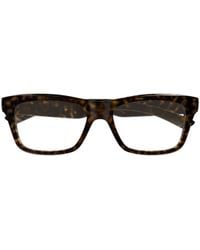Balenciaga - Eyewear Rectangle Frame Glasses - Lyst