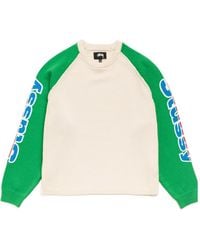 Stussy - Two Tone Raglan Sweater - Lyst