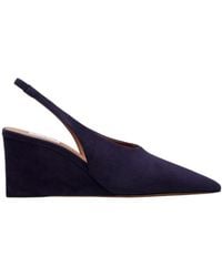 Alaïa - Cube Wedge Slingback High-Heeled Sandals - Lyst