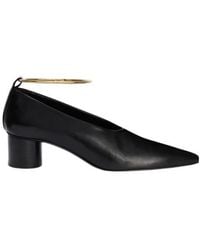 Jil Sander - Ring Detachable-Metal Pumps - Lyst