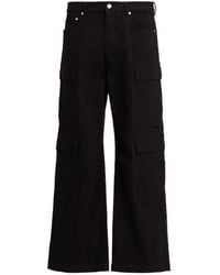 Rick Owens - Double Cargo Cotton Jeans - Lyst