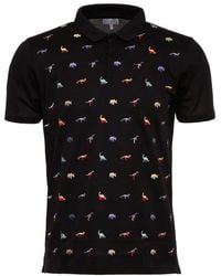 Lanvin - Short Sleeve Polo Shirt - Lyst