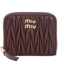 Miu Miu - Matelassé Coin Purse - Lyst