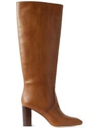 Loeffler Randall - Solid Color Leather Knee Boots - Lyst