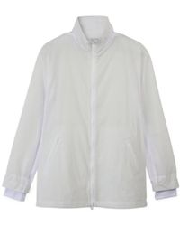 Y-3 - X Real Madrid High-Neck Semi-Sheer Zipped Jacket - Lyst