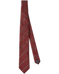 Brunello Cucinelli - Diagonal-Stripe Silk Tie - Lyst