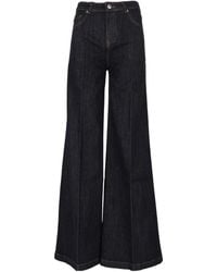ERMANNO FIRENZE - High Waist Wide-Leg Jeans - Lyst