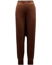 Moncler - Knitted High-Waisted Track Pants - Lyst