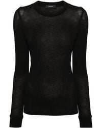 Wardrobe NYC - Slim Fit Long Sleeve T-Shirt - Lyst