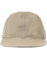 Miu Miu - Drill Baseball Cap - Lyst