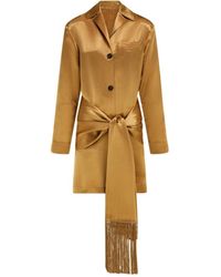Ferragamo - Satin Jacket - Lyst