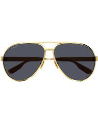 Gucci - Eyewear Gg Aviator-Frame Sunglasses - Lyst