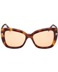 Tom Ford - Logo Logo Sunglasses - Lyst