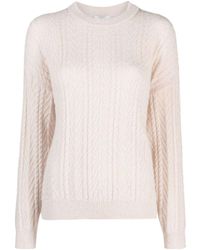 Peserico - Cable-Knit Wool-Blend Jumper - Lyst