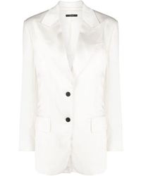 Tom Ford - V-Neck Single-Breasted Blazer - Lyst