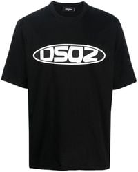 DSquared² - Logo-Print Short-Sleeve T-Shirt - Lyst