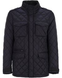 Herno - Diamond Quilted Cotton Jacket - Lyst
