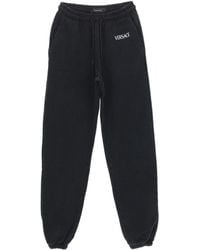 Versace - Logo-Printed Drawstring Sweatpants - Lyst