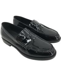 Emporio Armani - Round Head Loafer Shoes - Lyst
