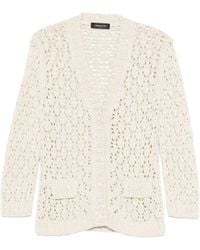 Fabiana Filippi - Open-Knit V-Neck Cardigan - Lyst