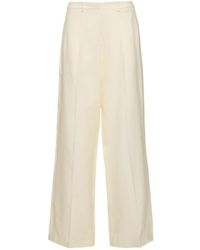 Magda Butrym - Iron-Sewn Wide-Leg Casual Pants - Lyst