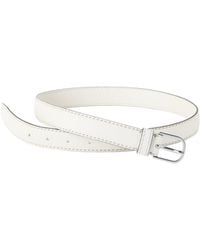 TOTEME - Totême Stitch-Detailed Buckled Belt - Lyst