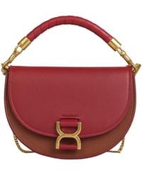 Chloé - Chloé Marcie Chain Flap Hobo Bag - Lyst