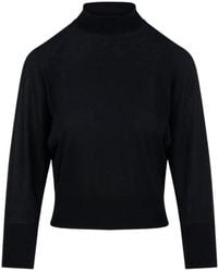 Max Mara - Turtleneck Long-Sleeved Jumper - Lyst