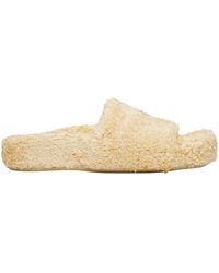 MM6 by Maison Margiela - Textured Flat Sandals - Lyst