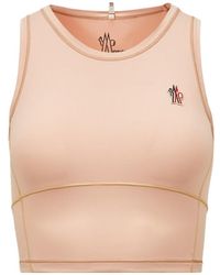 Moncler - Round Neck Sleeveless Vest - Lyst