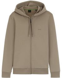 BOSS - Zip-Up Hoodie - Lyst