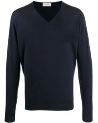 John Smedley - Blenheim V-Neck Knitwear - Lyst