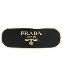 Prada - Logo-Print Hair Clip - Lyst