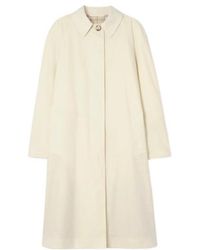 Burberry - Long Tropical Gabardine Car Coat - Lyst