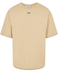 Off-White c/o Virgil Abloh - Solid Color Minimalist Fashion T-Shirt - Lyst